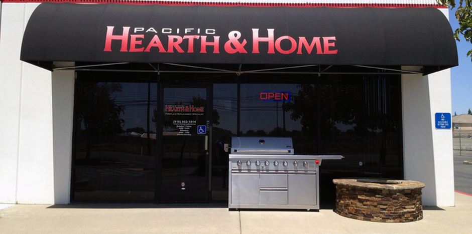 Pacific Hearth & Home store front in Rancho Cordova, CA